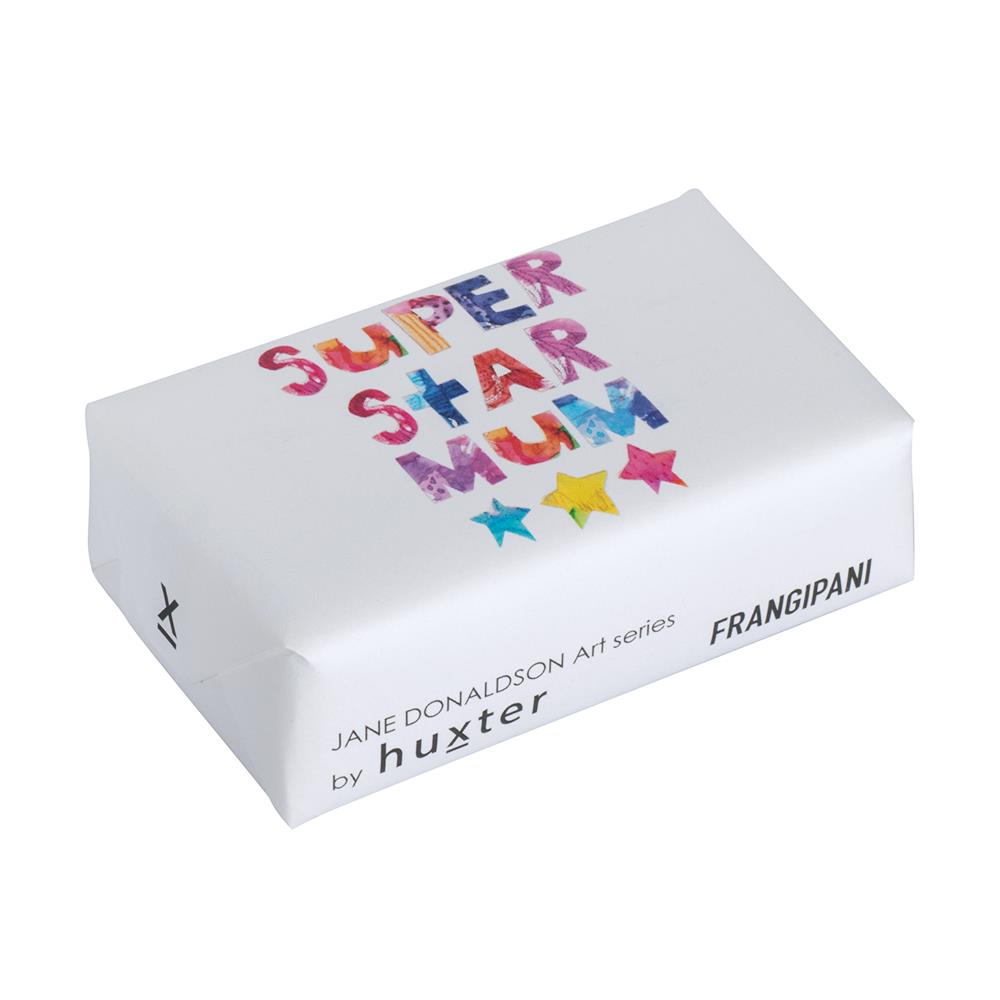 Huxter | Wrapped Soap | Super Star Mum | Frangipani | 200g