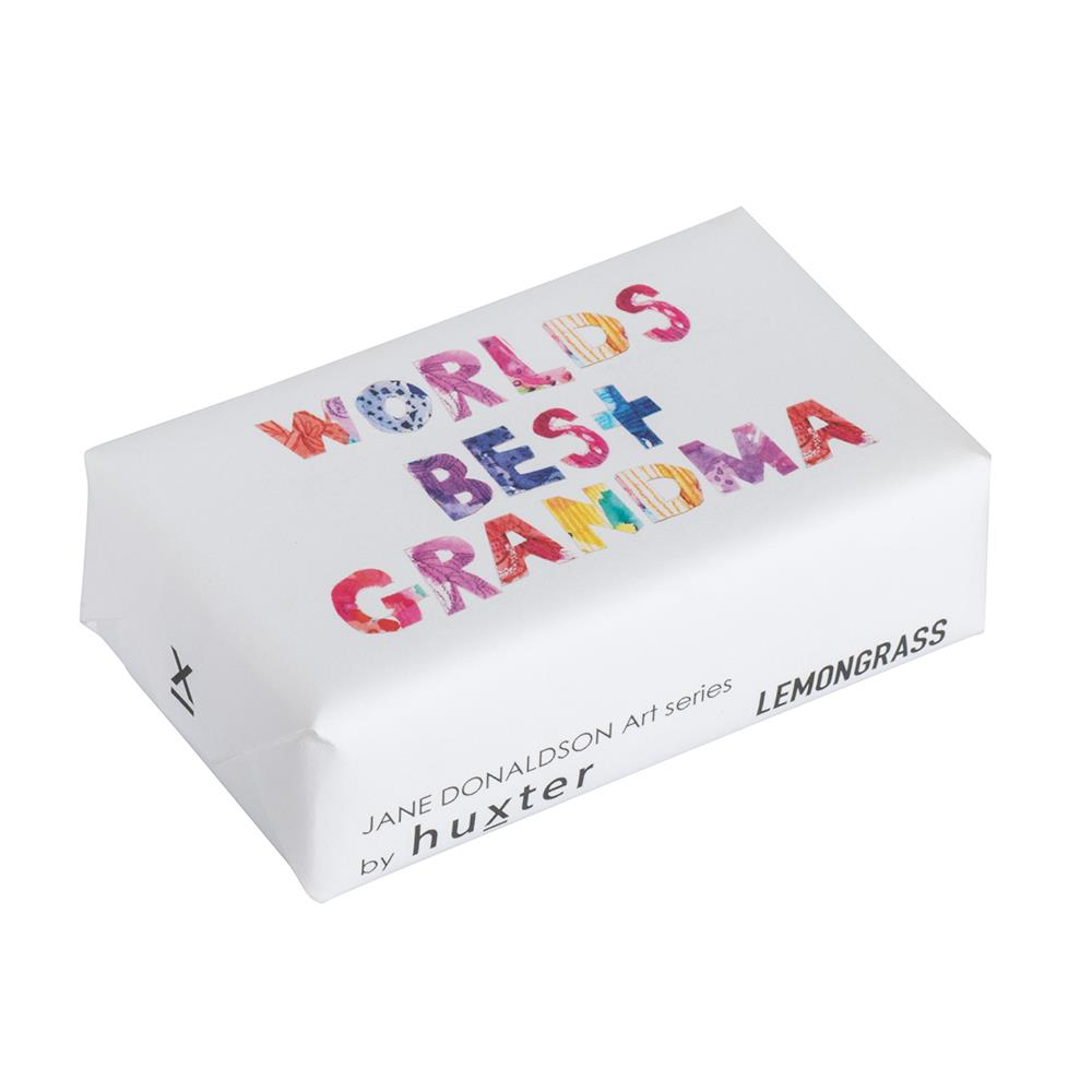 Huxter | Wrapped Soap | World's Best Grandma | Lemongrass | 200g