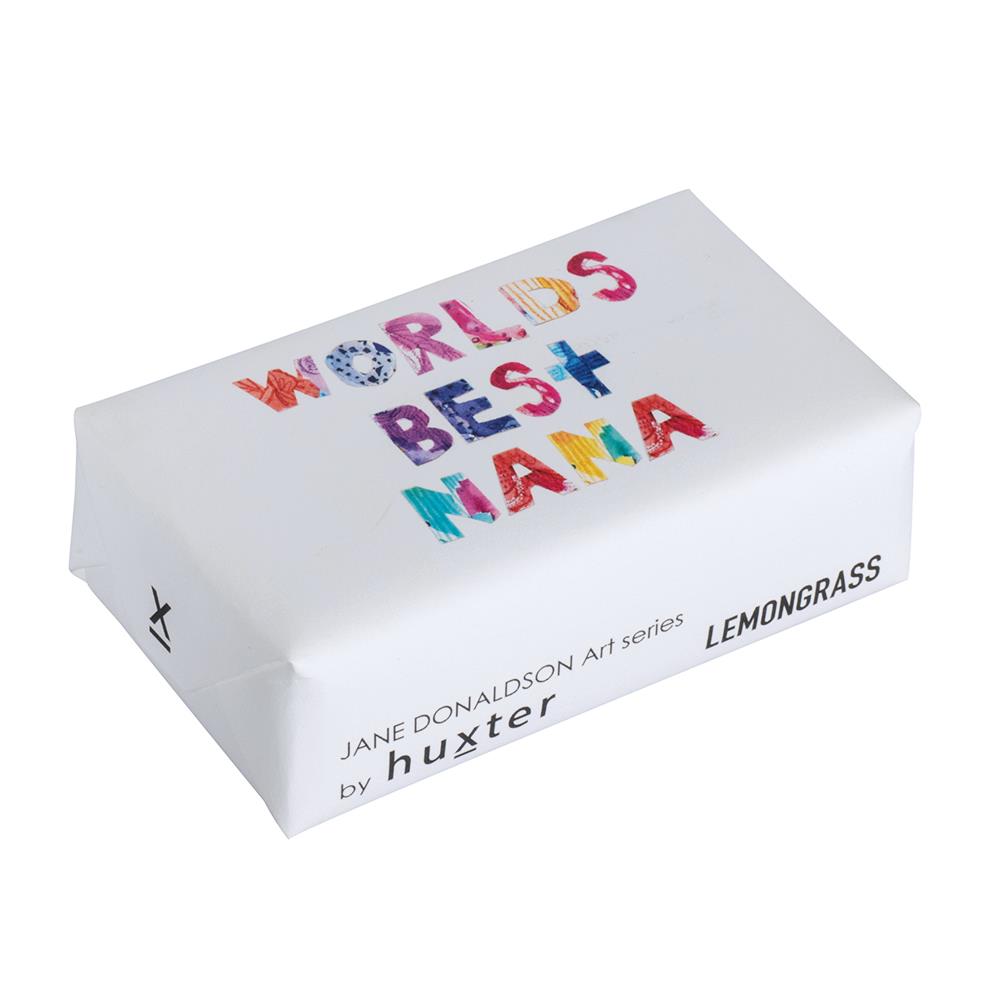 Huxter | Wrapped Soap | World's Best Nana | Lemongrass | 200g