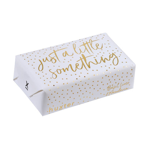 Huxter | Wrapped Soap | Just a Little Something | Basil, Lime & Mandarin | 200g