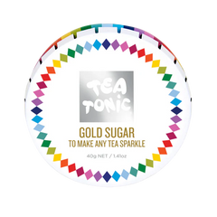 TEA TONIC | Travel Tin | Gold Sparkle Sugar MEDIUM