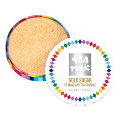 TEA TONIC | Travel Tin | Gold Sparkle Sugar MINI