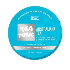 TEA TONIC | Travel Tin Loose Leaf Tea | Australiana