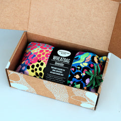 Wheatbags Love | HEAT PACK | Soothing Lavender | Electric Leopard Print