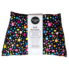 Wheatbags Love | NECK SHOULDER HEAT PACK | Black Pebbles