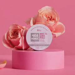 TEA TONIC | Travel Tin Loose Leaf Tea | White Tea & Rose Petals