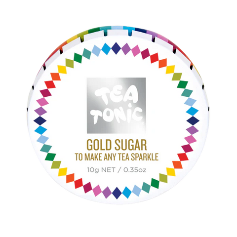 TEA TONIC | Travel Tin | Gold Sparkle Sugar MINI