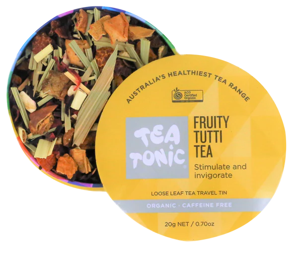TEA TONIC | Travel Tin Loose Leaf Tea | Fruity Tutti