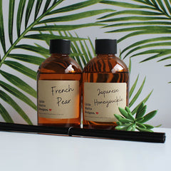 Amber Glass Diffuser | 14 FRAGRANCES | Kraft Amber | Room Fragrance