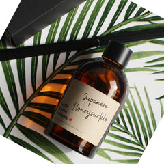 Amber Glass Diffuser | 14 FRAGRANCES | Kraft Amber | Room Fragrance