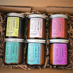 Artisan Soy Candle | CITRUS BURST | Amber Glass Jar | Everyday Brights | Fragranced Candle