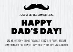 Father's Day MINI Hamper | PERSONALISED | Dictionary Candle & Chocolate Gift Pack | Dad | Daddy | Grandad | Nonno