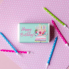 Huxter |  Wrapped Soap | Birthday Cake | Basil, Lime & Mandarin | 200g