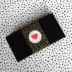VALENTINE'S DAY Custom Hamper | PERSONALISED | Soy Candle & Chocolate Gift Pack | I Love You | Black