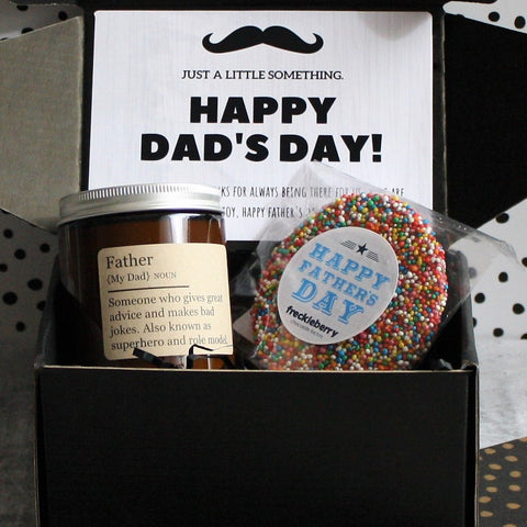 Father's Day MINI Hamper | PERSONALISED | Dictionary Candle & Chocolate Gift Pack | Dad | Daddy | Grandad | Nonno