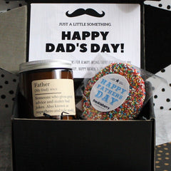 Father's Day MINI Hamper | PERSONALISED | Dictionary Candle & Chocolate Gift Pack | Dad | Daddy | Grandad | Nonno