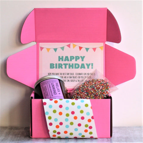 MINI Custom Hamper | PERSONALISED | Candle & Chocolate Gift Pack | Birthday | Thank You | Thinking of You