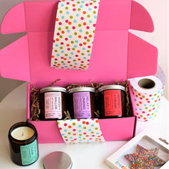 CANDLE LOVER Custom Hamper | PERSONALISED | Soy Candle 3pk | Birthday | Thank You | Thinking of You