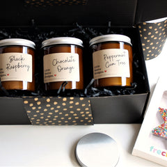 ECO WARRIOR Custom Hamper | PERSONALISED | Soy Candle 3pk | Birthday | Thank You | Thinking of You