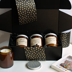 ECO WARRIOR Custom Hamper | PERSONALISED | Soy Candle 3pk | Birthday | Thank You | Thinking of You