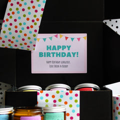 CANDLE LOVER Custom Hamper | PERSONALISED | Soy Candle 6pk | Birthday | Thank you | Thinking Of You