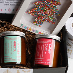 CHRISTMAS Custom Hamper | PERSONALISED | Soy Candle 3pk |  BLACK | Limited Edition | Xmas
