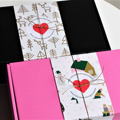 CHRISTMAS Custom Hamper | PERSONALISED | Soy Candle 3pk |  PINK | Limited Edition | Xmas