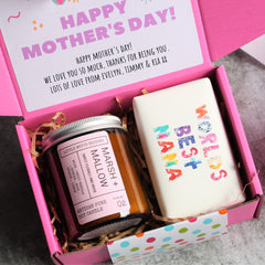 STAR MUM Custom Hamper | PERSONALISED | Candle & Soap Gift Pack | Mother's Day | Nana | Grandma