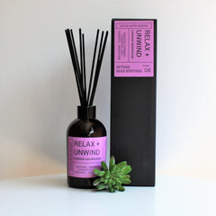 Artisan Reed Diffuser | RELAX & UNWIND | Amber Brights | Room Fragrance