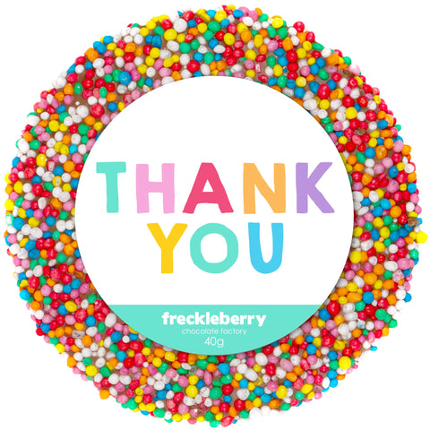Freckleberry | Thank You | Single Freckle | Milk Chocolate