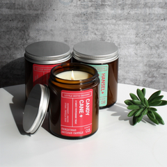 CHRISTMAS Custom Hamper | PERSONALISED | Soy Candle 3pk |  BLACK | Limited Edition | Xmas
