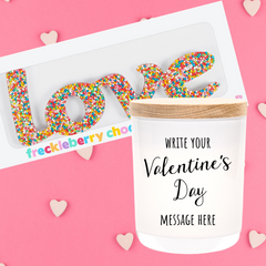 Design Your Own | Personalised | MESSAGE | Boxed Soy Candle | Valentine's Day | Gift