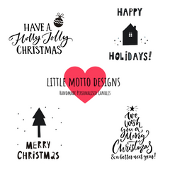 Christmas | Personalised | PROSEC-HO HO HO | Boxed Soy Candle | Xmas | Gift | Humour | Funny