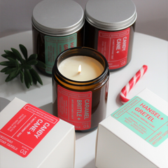 CHRISTMAS Custom Hamper | PERSONALISED | Soy Candle 3pk |  BLACK | Limited Edition | Xmas