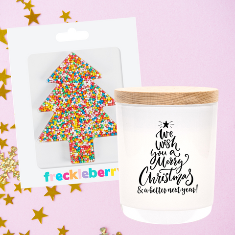 Christmas | Personalised | BETTER YEAR | Boxed Soy Candle | Xmas | Gift | Humour | Funny