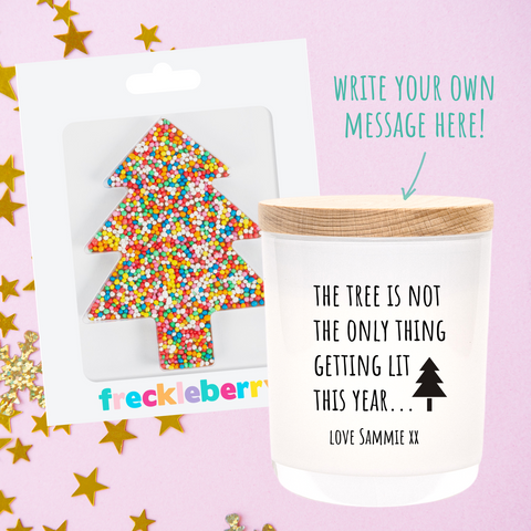 Christmas | Personalised | LIT | Boxed Soy Candle | Xmas | Gift | Humour | Funny