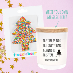 Christmas | Personalised | LIT | Boxed Soy Candle | Xmas | Gift | Humour | Funny