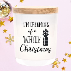Christmas | Personalised | WHITE CHRISTMAS | Boxed Soy Candle | Xmas | Gift | Humour | Funny
