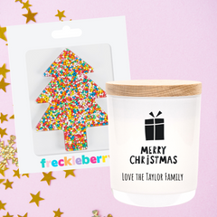 Christmas | Personalised | PRESENT | Boxed Soy Candle | Xmas | New Year | Gift